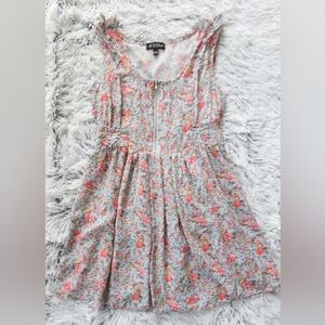 As U Wish Floral Casual Dress in Pink and Light Green